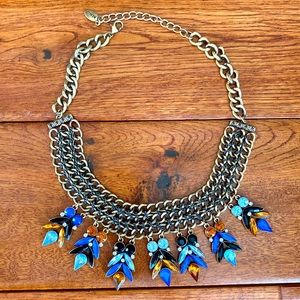 Gold rhinestone necklace